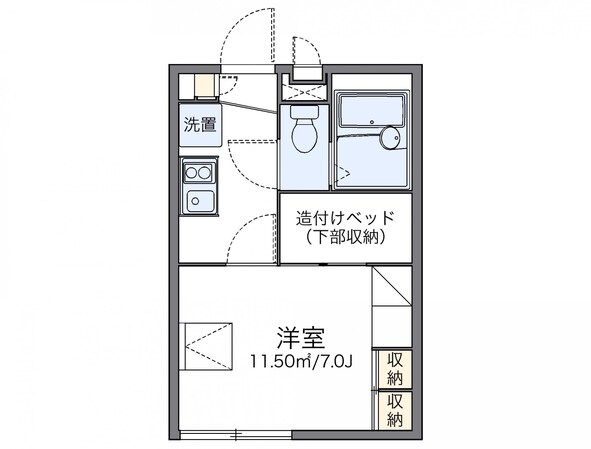 レオパレスＣｏｎｄｏｌｅｅｚａの物件間取画像